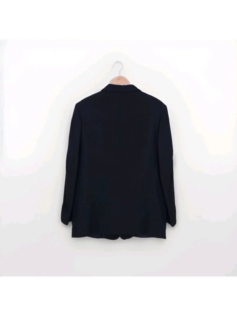 Vtg Y's Yohji Yamamoto Blazer Mens Sz 3/L Black Lined 3B Avant Garde Unisex Edgy
